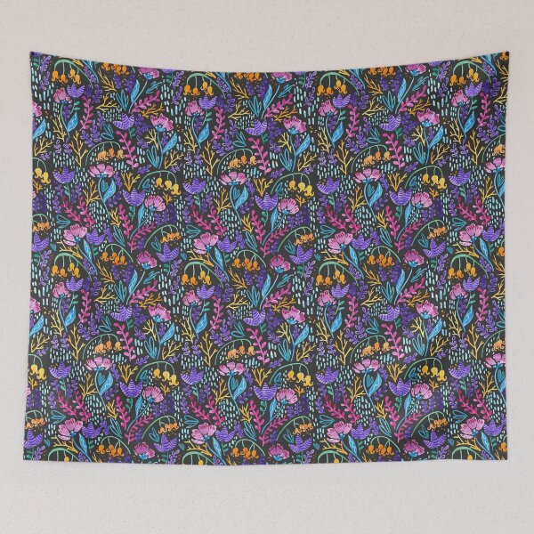 Item preview, Wonderland Flower Pattern designed and sold by Kit Cronk.