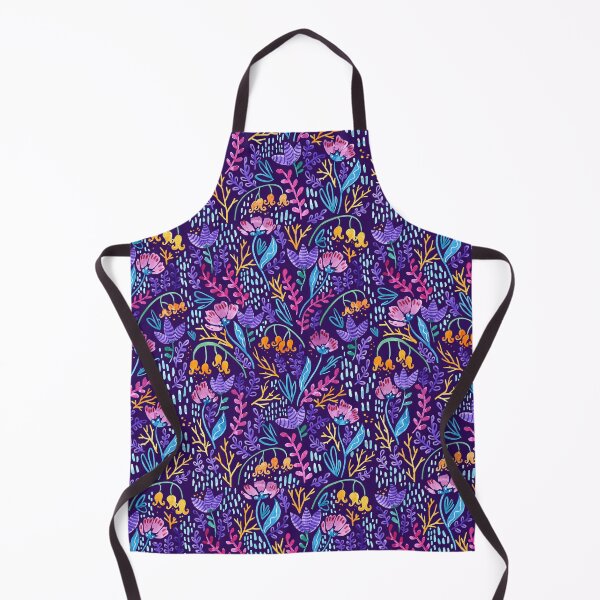 Item preview, Wonderland Flower Pattern - Dark Purple designed and sold by Kit Cronk.
