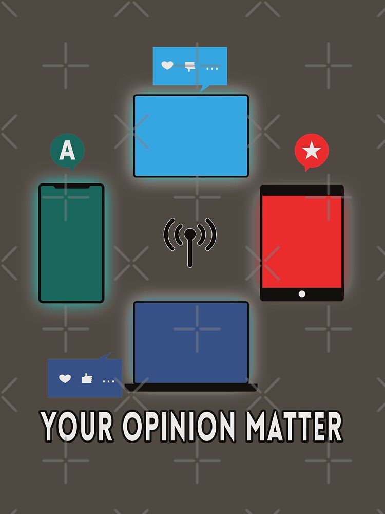 Thumbnail 7 of 7, Essential T-Shirt, Your opinion matter designed and sold by FridPix.