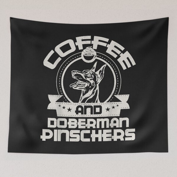 Item preview, Coffee And Doberman Pinscher Coffee Drinking Dog Owner Lover designed and sold by kerricqkat.
