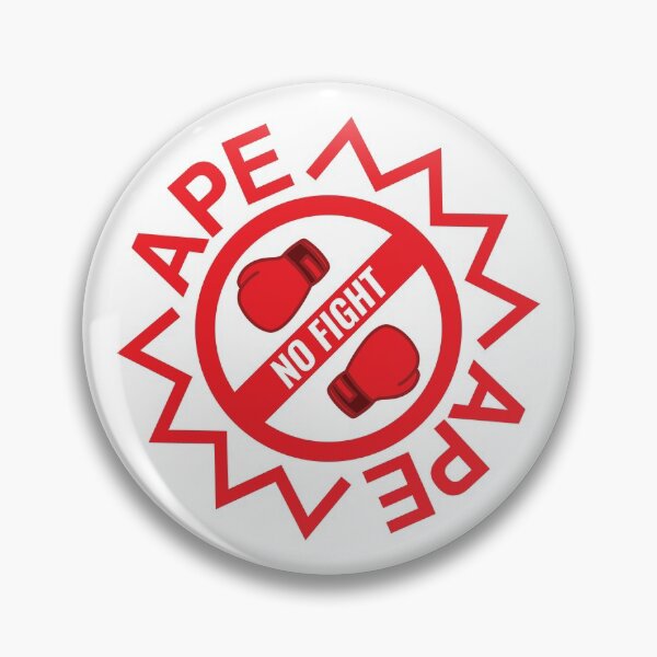 Item preview, Ape No Fight Ape Boxing Gloves Red designed and sold by ShinsenMerch.