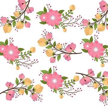 Artwork thumbnail, Flower pattern by DISAMART