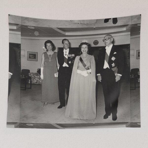 Item preview, Queen Elizabeth and husband designed and sold by KNBS.