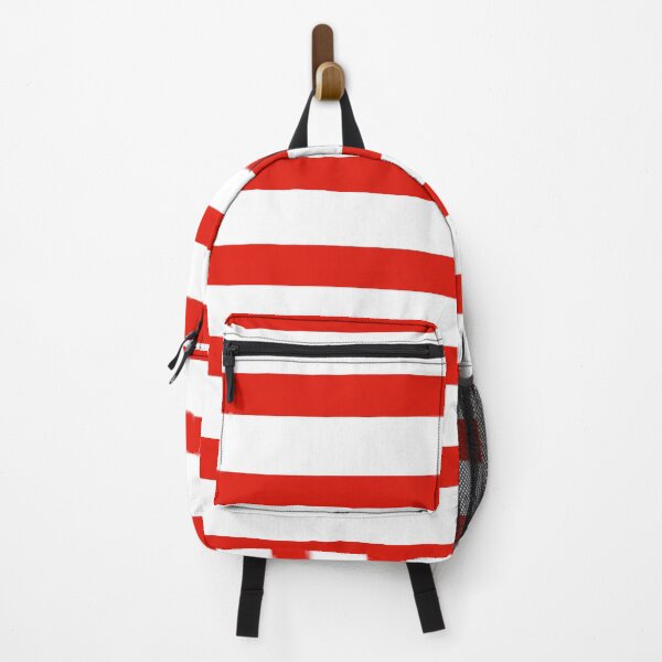 Item preview, Pretty red French stripes repeat pattern designed and sold by Tanuja Sharma.