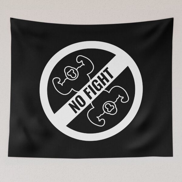 Item preview, Ape No Fight Ape Plain White designed and sold by ShinsenMerch.