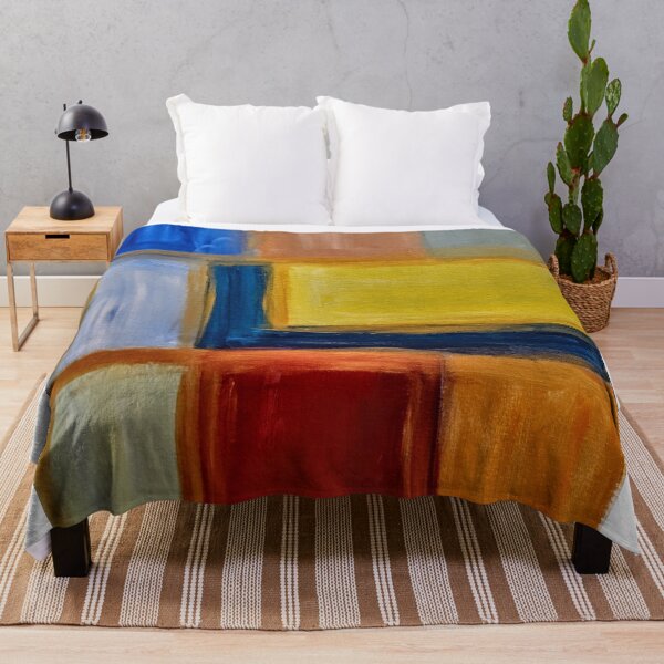 Item preview, Colorblock abstract painting designed and sold by kkartwork.