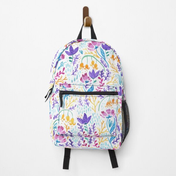 Item preview, Wonderland Bright Garden Pattern - White Background designed and sold by Kit Cronk.
