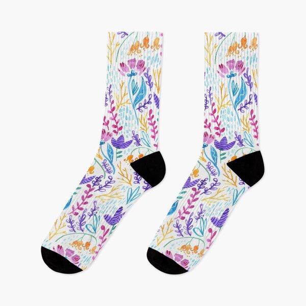 Item preview, Wonderland Bright Garden Pattern - White Background designed and sold by Kit Cronk.