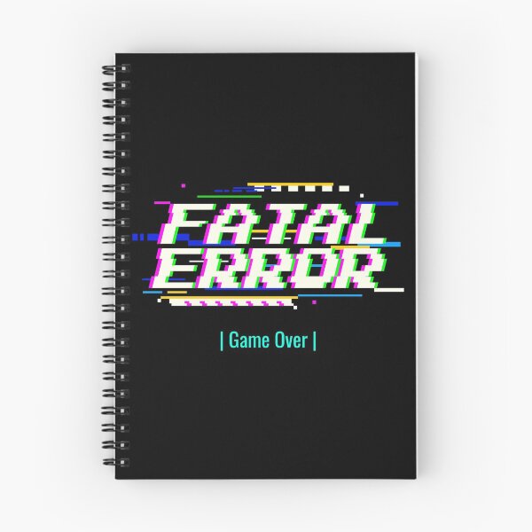 Item preview, Fatal Error | Gaming T-shirt designed and sold by Bryan Paz.