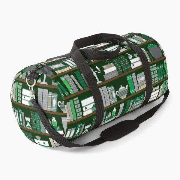 Item preview, Book Case Pattern - Green and Grey designed and sold by Kit Cronk.
