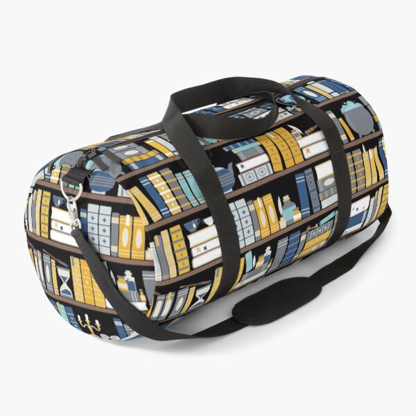 Item preview, Bookcase Pattern - Blue Yellow Library designed and sold by Kit Cronk.