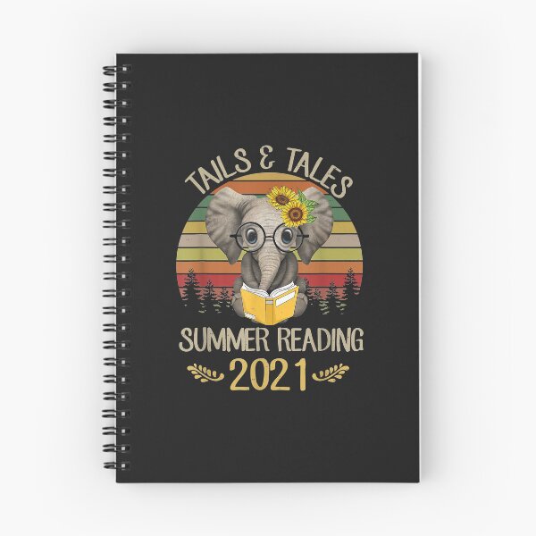 Item preview, Tails And Tales Summer Reading 2021 Elephant Book Lovers designed and sold by adrianajaue.