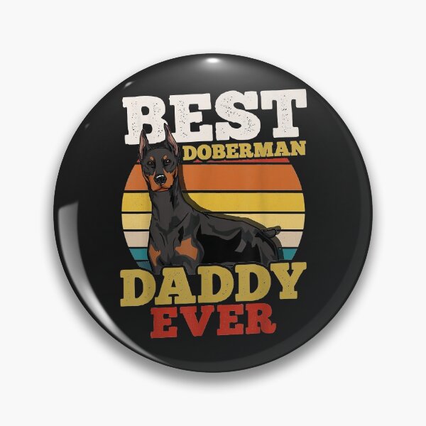Item preview, Doberman Dad Retro Father's Day designed and sold by kerricqkat.