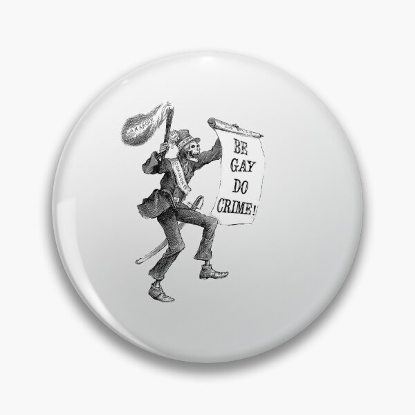 Item preview, Be Gay Do Crime (UPDATED with full torch flame| Perfect Gift designed and sold by lucidama.