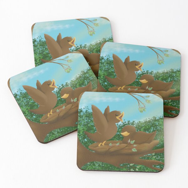 Item preview, Lovebirds in the nest designed and sold by Ju-Mu.