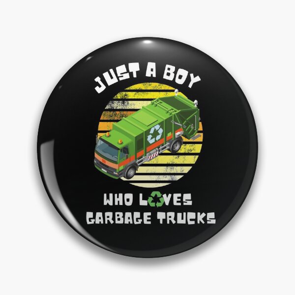 Item preview, Just a boy who loves garbage trucks designed and sold by Str8like dattshirts.