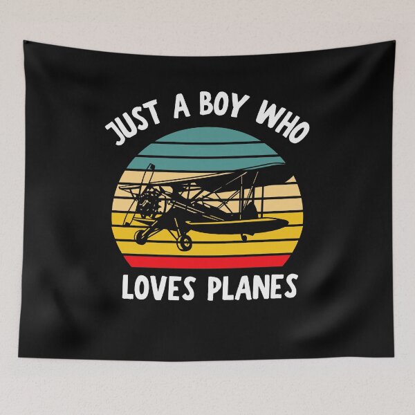 Item preview, Just a boy who loves planes designed and sold by Str8like dattshirts.