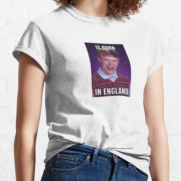 British Bad Luck Brian Meme Classic T-Shirt
