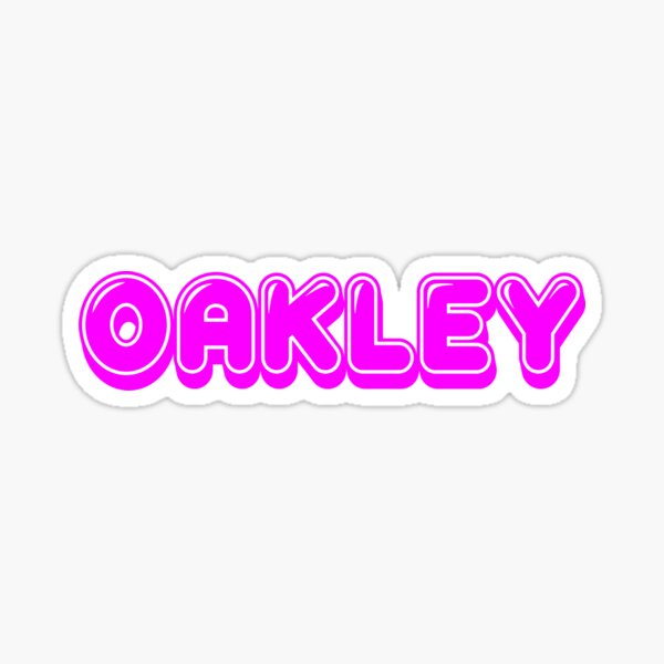 Oakley Name Stickers Redbubble