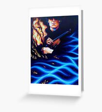A Study in Liquid Heat Greeting Card