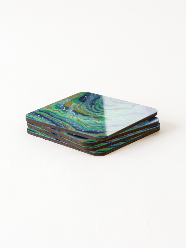Thumbnail 4 of 5, Coasters (Set of 4), Spring Forward designed and sold by DawdlesInMotion.