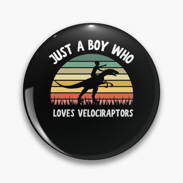Aperçu de l'œuvre Juste un garçon qui aime les vélociraptors créée et vendue par Str8like dattshirts.