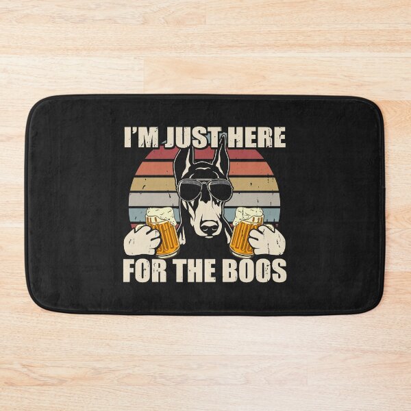 Item preview, Doberman Drink Beer I'm Just Here for the Boos Halloween Long Sleeve designed and sold by kerricqkat.