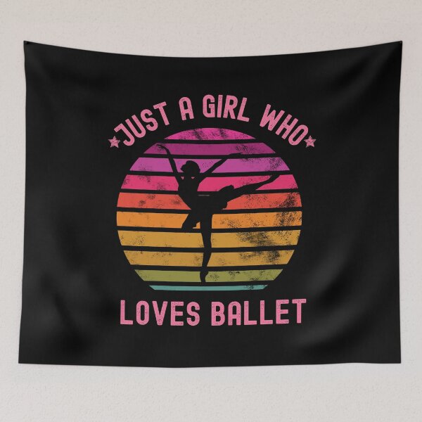 Item preview, Just a girl who loves ballet designed and sold by Str8like dattshirts.