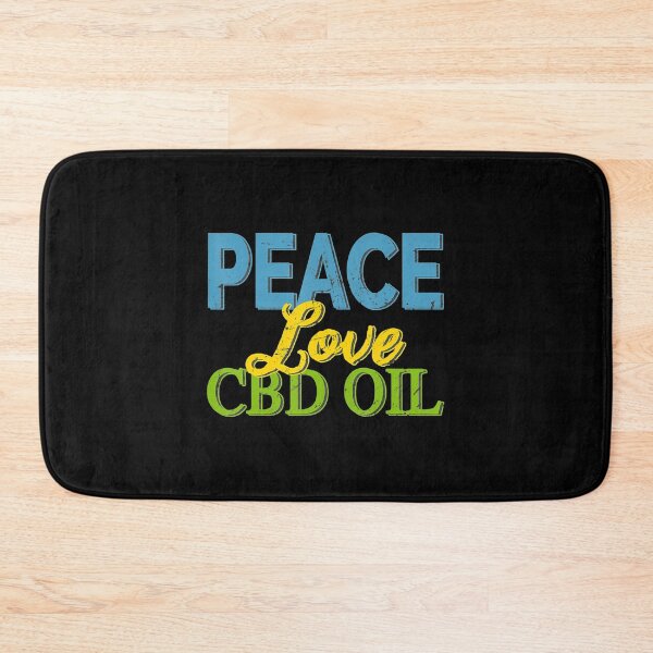 Item preview, Peace Love CBD Oil Shirt Cannabidiol Hemp designed and sold by AidanCliftont.