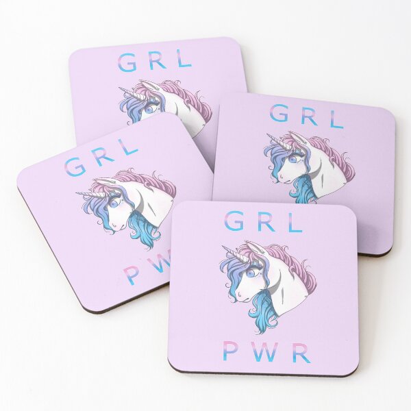 Item preview, pastel unicorn- GRL PWR designed and sold by aforceofart.