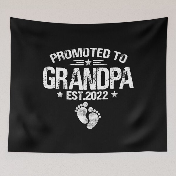 Item preview, Retro Promoted To Granddaddy Est 2022 Funny designed and sold by AidanCliftont.