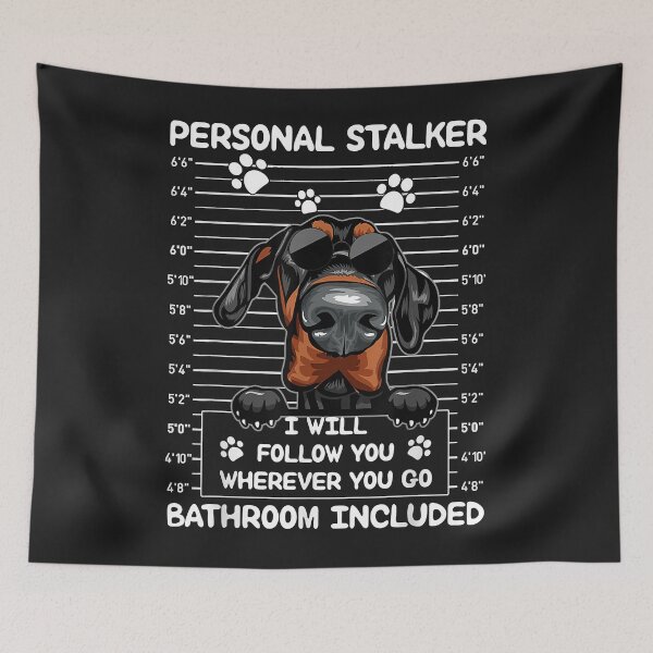 Item preview, Doberman Pinscher Personal Stalker I Will Follow You designed and sold by kerricqkat.