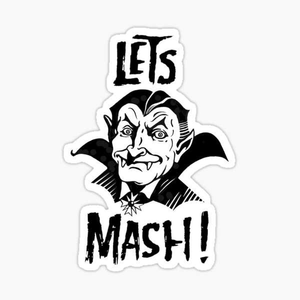 Let's Mash, Dracula Sticker