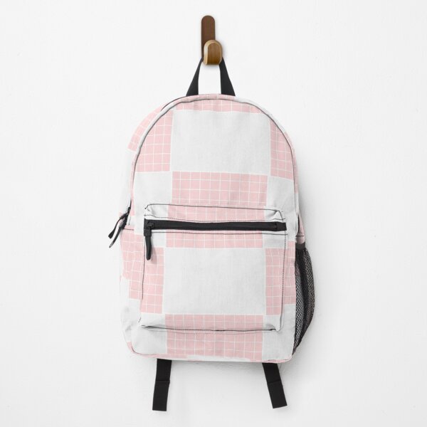 Item preview, Pink Grid Vaporwave Aesthetic Mas| Perfect Gift designed and sold by lucidama.
