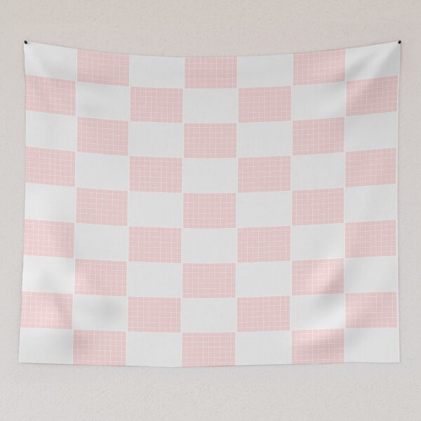 Item preview, Pink Grid Vaporwave Aesthetic Mas| Perfect Gift designed and sold by lucidama.