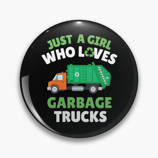 Item preview, Just a girl who loves garbage trucks designed and sold by Str8like dattshirts.