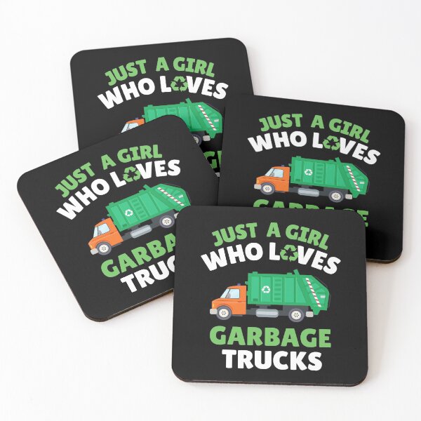 Item preview, Just a girl who loves garbage trucks designed and sold by Str8like dattshirts.