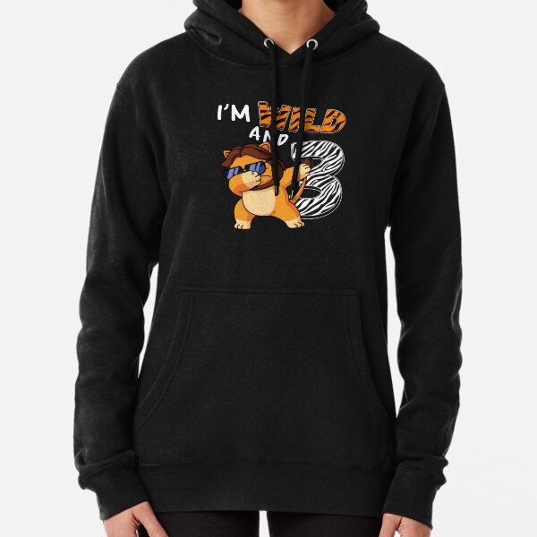 Item preview, I'm Wild and 3 - Zookeeper jungle animal toddler shirt designed and sold by 123428094.