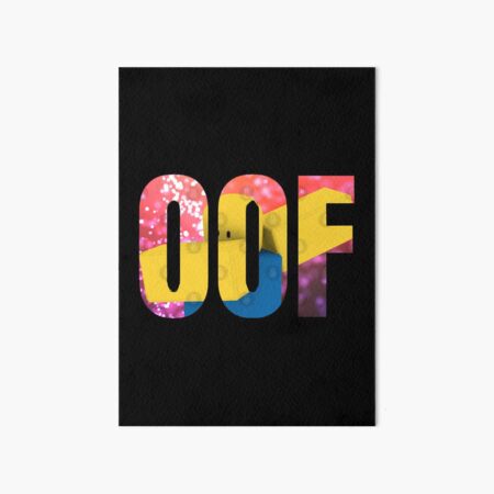 Big Oof Definition Noob Gaming Meme Dank Gag Gift Art Print