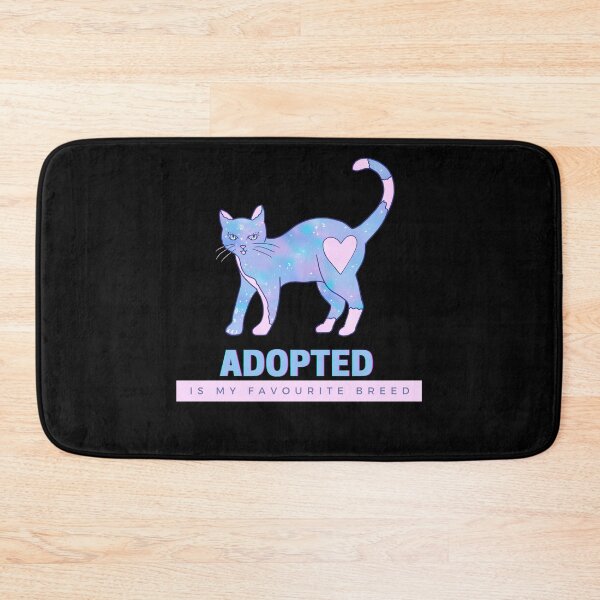 Item preview, Adopted is my favourite breed - opalescent cat designed and sold by opalsunsetart.
