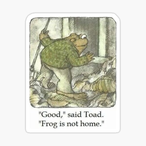 Frog And Toad Memes Stickers.