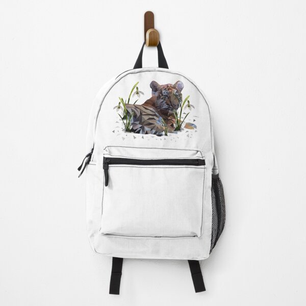 Item preview, Аmur tiger in the snowdrops, low poly designed and sold by AnnaParfyonova.