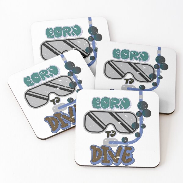 Item preview, Born to Dive Diver Scuba Diving Sports Hobby designed and sold by AndiHK.