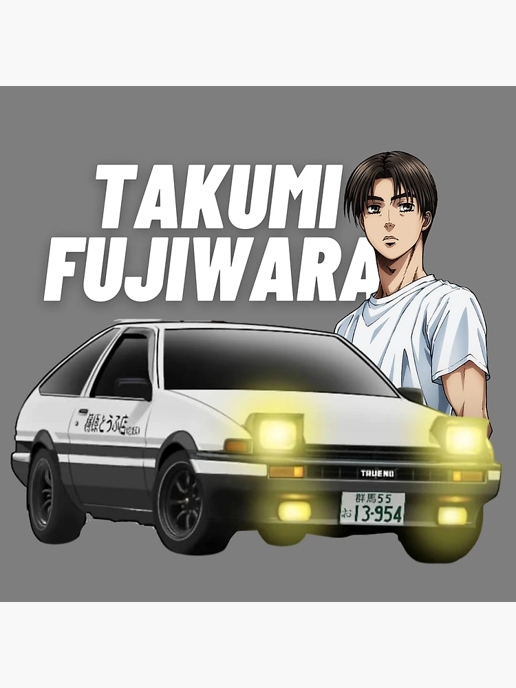 Takumi Fujiwara Initial d  Photographic Print for Sale by MOTOSHIFT