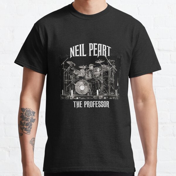 Anna Press Neil Peart The Professor The Drummer Black Long Sleeve Sweat Love Classic T-Shirt