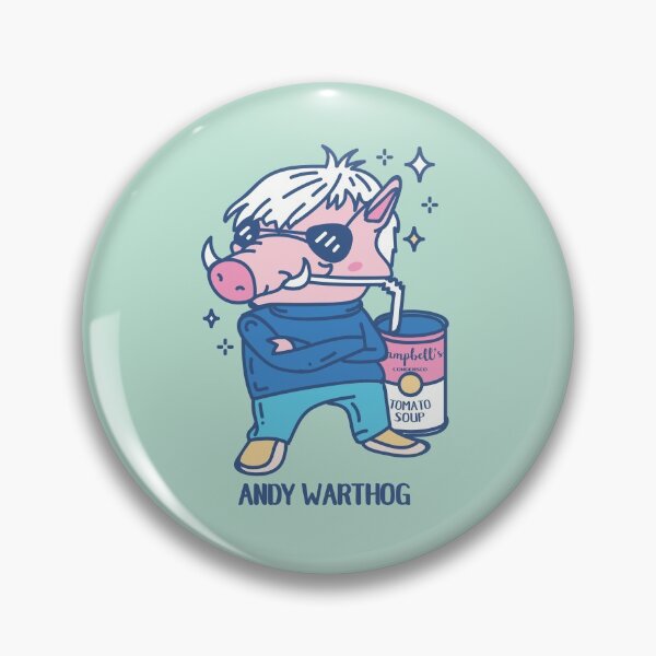 Item preview, Andy Warthog funny Artist Animal pun  designed and sold by SPIRIMAL.