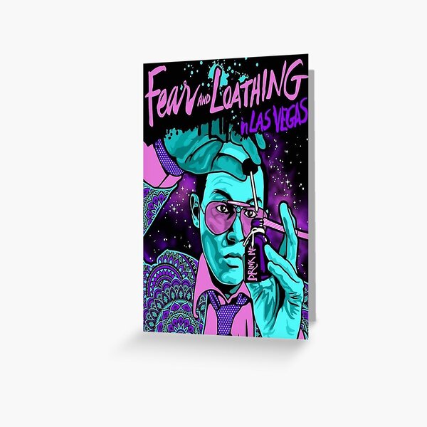 Fear And Loathing In Las Vegas Greeting Card By Maks212 Redbubble