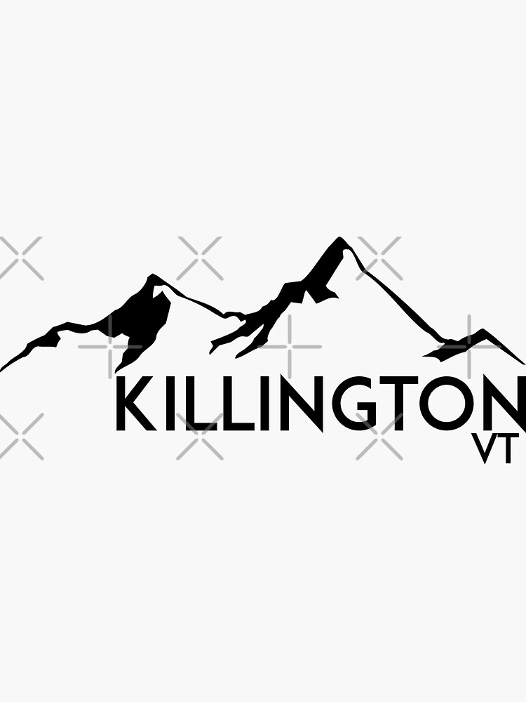 Killington Sticker Decal Vermont Ski Snowboard Mountain Jay Peak Stowe Okemo 