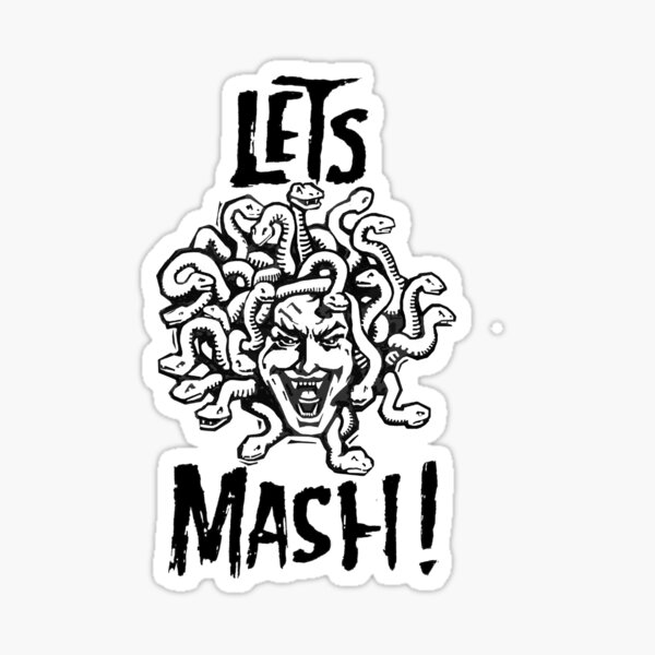 Medusa, Let's Mash! Sticker