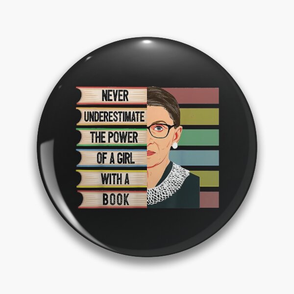 Item preview, Feminist Ruth Bader Ginsburg RBG Quote Girl With Book Women designed and sold by adrianajaue.